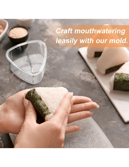 Moldes para Bolas de Arroz Onigiri MIUQILAIY 2 Piezas
