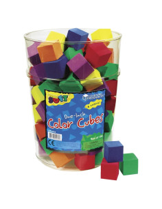 Set de 102 Cubos de Color Suave Recursos de Aprendizaje 2.54 cm