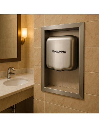 Kit de Receso Acero Inoxidable Alpine 66x41x8.5 cm