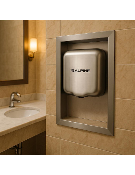 Kit de Receso Acero Inoxidable Alpine 66x41x8.5 cm