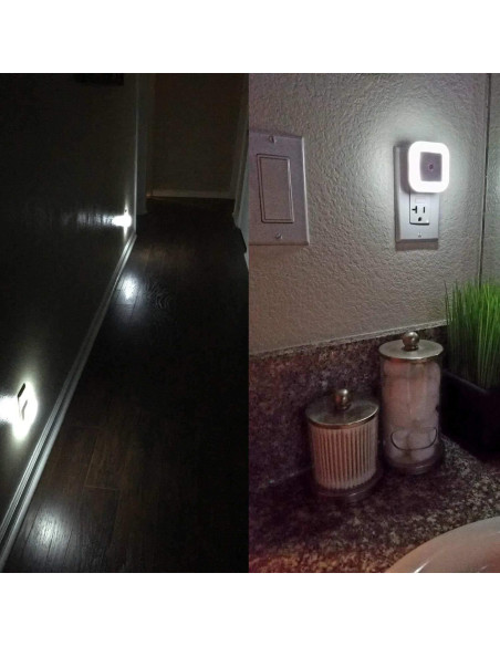 Lámpara de Noche LED Uigos con Sensor Automático, 6 Pcs
