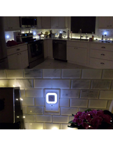 Lámpara de Noche LED Uigos con Sensor Automático, 6 Pcs