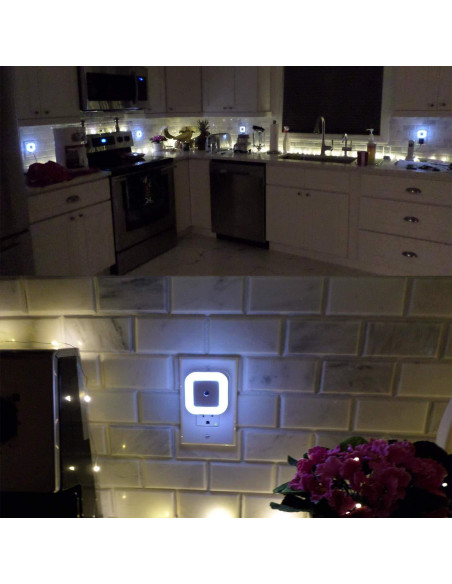 Lámpara de Noche LED Uigos con Sensor Automático, 6 Pcs