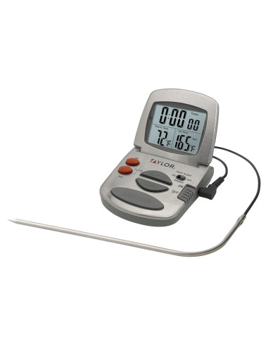 Termómetro Digital de Cocina Taylor 1478 con Sonda y Temporizador