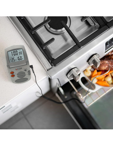 Termómetro Digital de Cocina Taylor 1478 con Sonda y Temporizador