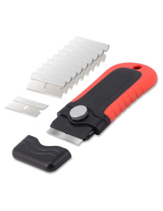 Raspador de Estufas de Vidrio Gomake con 10 Cuchillas Inoxidable