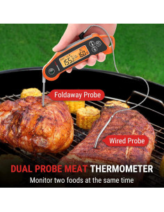 Termómetro Digital ThermoPro TP710 2-en-1 Impermeable 2