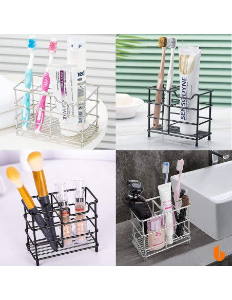 Soporte para Cepillos y Pasta de Dientes Urbanstrive Negro