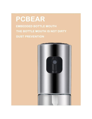 Rociador de Aceite PCBEAR 100ml Acero Inoxidable para Cocina