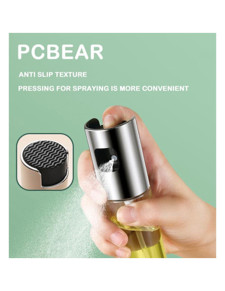 Rociador de Aceite PCBEAR 100ml Acero Inoxidable para Cocina