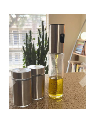 Rociador de Aceite PCBEAR 100ml Acero Inoxidable para Cocina