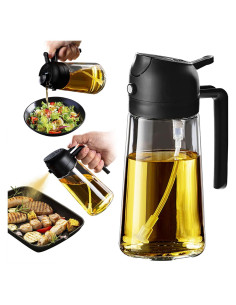 Spray de Aceite de Oliva TrendPlain 470ml - Dispensador 2 en 1