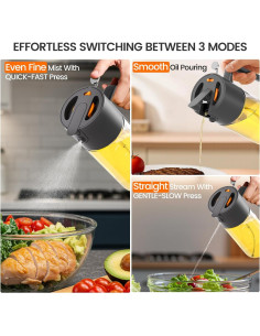 Rociador de Aceite Costop 500ml Vidrio a Prueba de Fugas 2