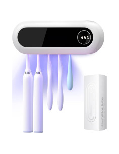 Soporte para Cepillos de Dientes MIMORE, 5 Ranuras, Temporizador