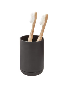 Soporte para Cepillos de Dientes iDesign Cade Negro Mate