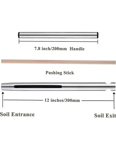 Sonda de Muestreo de Suelo Rtreehouse 30 cm con Mango T