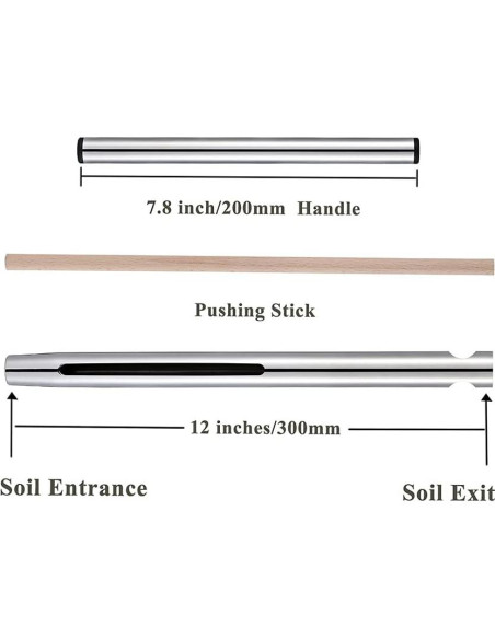 Sonda de Muestreo de Suelo Rtreehouse 30 cm con Mango T