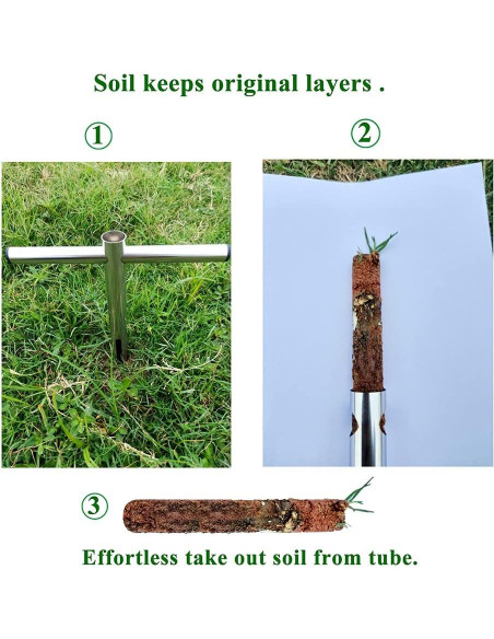 Sonda de Muestreo de Suelo Rtreehouse 30 cm con Mango T