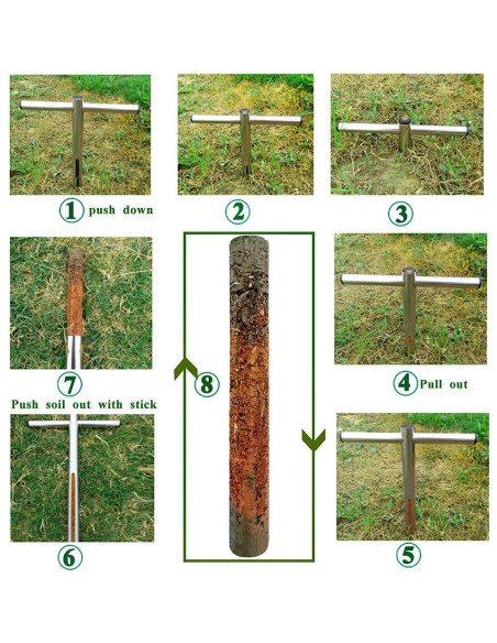 Sonda de Muestreo de Suelo Rtreehouse 30 cm con Mango T