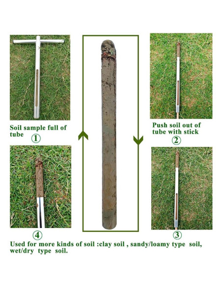 Sonda de Muestreo de Suelo Rtreehouse 30 cm con Mango T