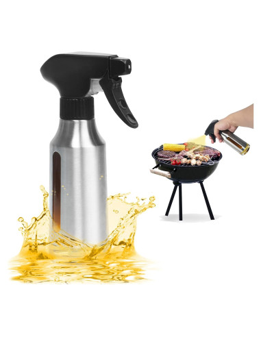 Botella Spray Aceite de Oliva 180ml Haiaoxonr Acero Inoxidable