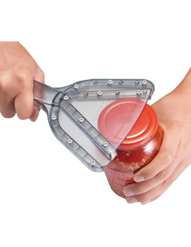 Abre frascos Uinxan para manos débiles, acero inoxidable