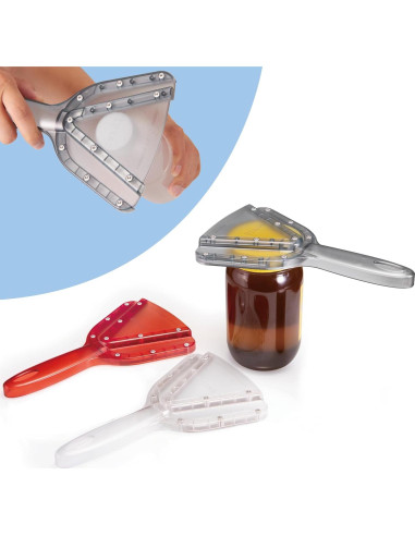 Abre frascos Uinxan para manos débiles, acero inoxidable