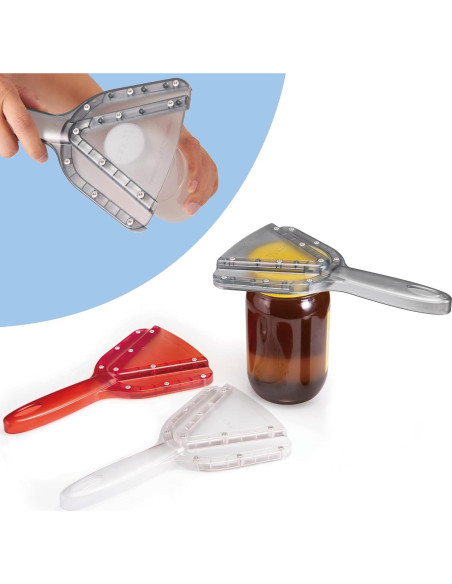 Abre frascos Uinxan para manos débiles, acero inoxidable