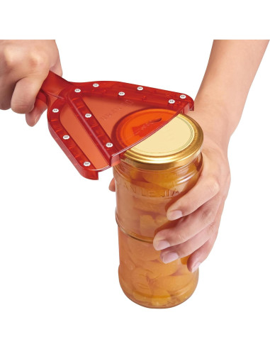 Abre frascos Uinxan para manos débiles, acero inoxidable