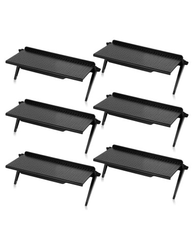 Estante Superior de Monitor wutfuooo 6 Piezas Ajustable Negro