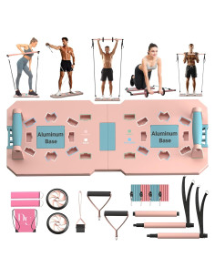 Tablero de Flexiones Genérico Rosa - Equipo de Gimnasio Compacto