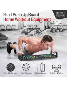 Tabla de Flexiones Plegable Elevada Elevated Endeavors 9 en 1 2