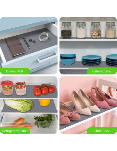 Forro de estantería StaHom 60x100 cm antideslizante gris