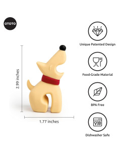 Soporte de Cuchara Divertido OTOTO Mejores Amigos 7,6 cm 2