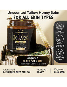 Bálsamo Hidratante Facial MAJU 56.7 g - Manteca de Res y Miel 2