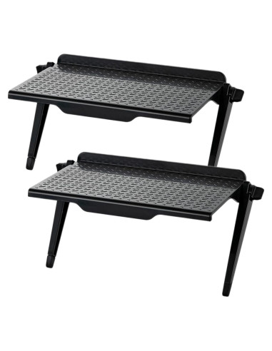 Estante Superior Hniuyun para TV y Monitor 2 Piezas Negro