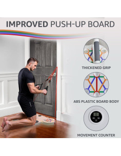 Tabla de Flexiones Genérico con Cuerdas de Resistencia 2.29kg 2