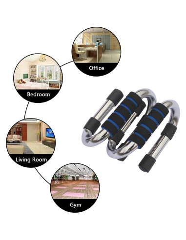 Barras de Flexiones Antideslizantes Lizbin - Soporte Fitness