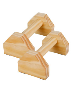 Soporte para Flexiones de Madera VMBQRTI Antideslizante