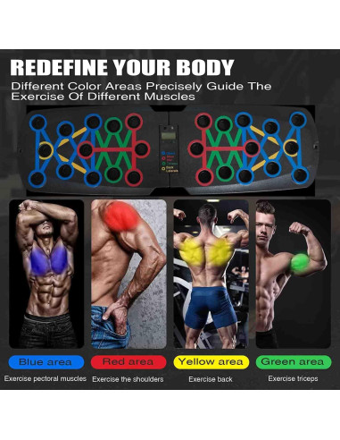 Tabla de Flexiones Plegable gotosee 30 en 1 Automática