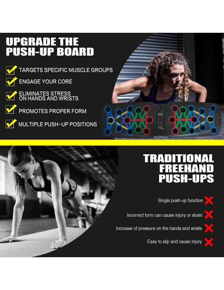 Tabla de Flexiones Plegable gotosee 30 en 1 Automática