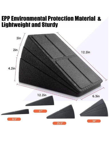 Tablero Inclinado para Estiramiento de Pantorrillas HGkjnina 480 kg
