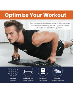 Tablero de Flexiones AAASH 25-en-1 para Gimnasio en Casa 2