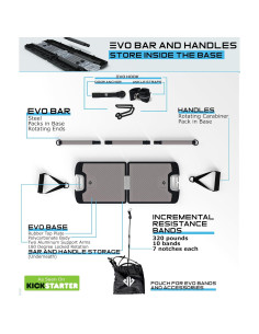 EVO Gym - Equipo de Entrenamiento Portátil 320 lbs 2