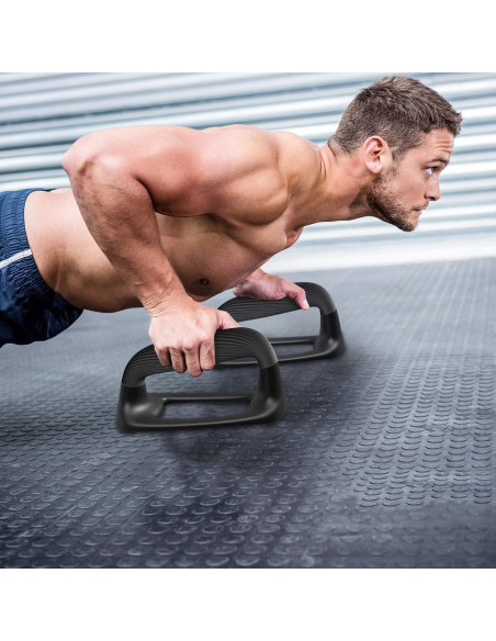 Barras de Flexiones Kipika, Soportes Antideslizantes para Ejercicio