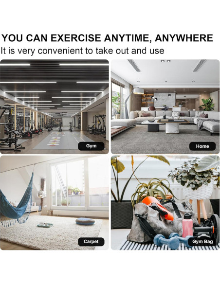 Rodillo Abdominal Pafal con Soporte para Codos y Rebote Automático