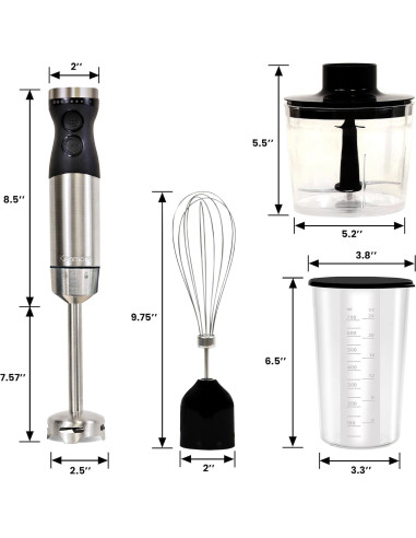Batidora de Inmersión Kenmore 400W con Accesorios - 700ml