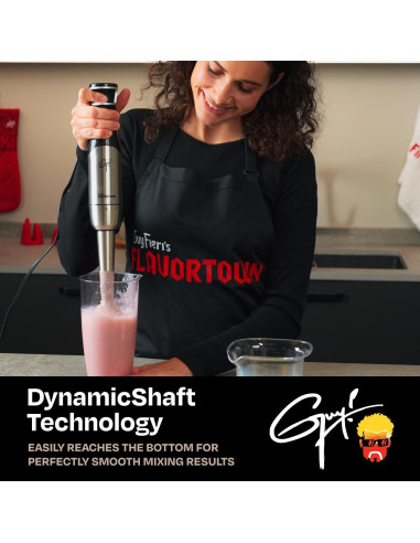 Batidora de Inmersión Flavortown Guy Fieri 400W Control Velocidad