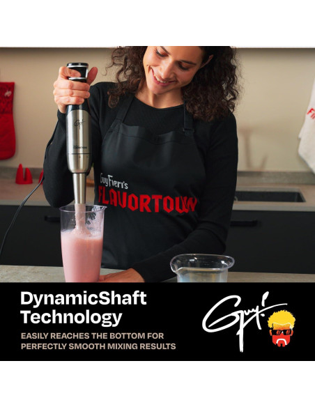 Batidora de Inmersión Flavortown Guy Fieri 400W Control Velocidad