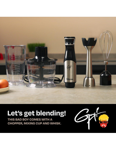 Batidora de Inmersión Flavortown Guy Fieri 400W Control Velocidad